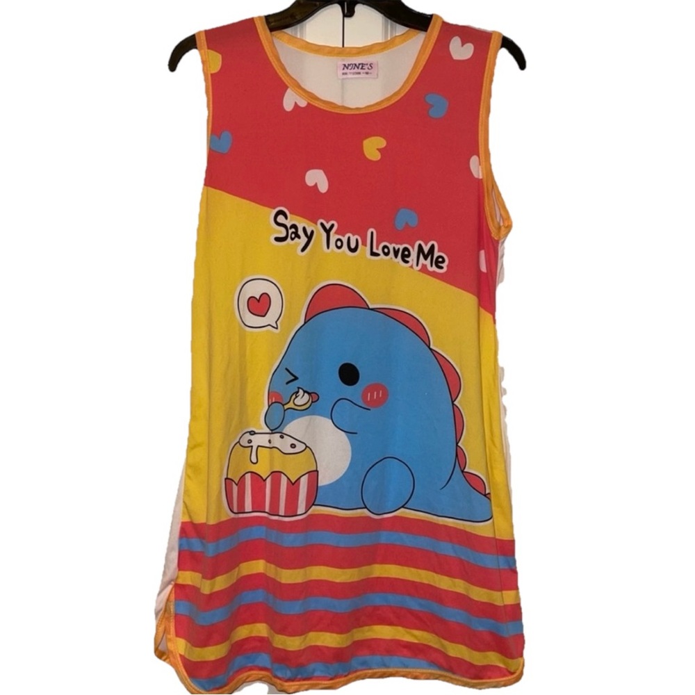 Nine’s Girls Dinosaur Pajama Nightgown